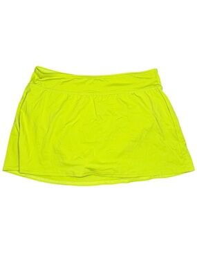 Lands' End Women's Mini Swim Skirt
Bright Lime Green Lined Size 4 Excellent NWOT